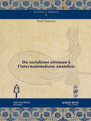cover image of Du socialisme ottoman à l'internationalisme anatolien